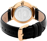 Daniel Wellington Dapper Sheffield White Dial Black Leather Strap Watch For Men - DW00100092 Authentic Buy Shop Now