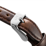 Daniel Wellington Classy Bristol White Dial Brown Leather Strap Watch For Women - DW00100070 Authentic Buy Shop Now