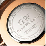 Daniel Wellington Classic Sheffield Black Dial Black Leather Strap Watch For Men - DW00100127 Authentic Buy Shop Now