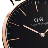 Daniel Wellington Classic Bristol Black Dial Brown Leather Strap Watch for Men - DW00100137 Authentic Buy Shop Now
