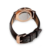 Daniel Wellington Classic York Black Dial Brown Leather Strap Watch For Women - DW00100140 Authentic Buy Shop Now