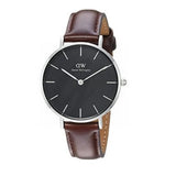 Daniel Wellington Classic Petite Bristol Black Dial Brown Leather Strap Watch For Women - DW00100177 Authentic Buy Shop Now