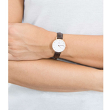Daniel Wellington Classic Petite Bristol White Dial Brown Leather Strap Watch For Women - DW00100227 Authentic Buy Shop Now