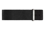 Daniel Wellington Classic Petite Cornwall White Dial Black NATO Strap Watch For Women - DW00100254 Authentic Buy Shop Now