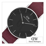 Daniel Wellington Classic Roselyn Black Dial Red NATO Strap Dial Watch For Women - DW00100270 Authentic Buy Shop Now