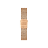 Daniel Wellington Quadro Melrose Green Dial Rose Gold Mesh Strap Watch For Women - DW00100437 Authentic Buy Shop Now