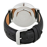 Daniel Wellington Classic Sheffield White Dial Black Leather Strap Watch For Men - DW00100020 Authentic Buy Shop Now
