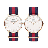 Daniel Wellington Classic Oxford White Dial Two Tone NATO Strap Watch For Men - DW00100001 Authentic Buy Shop Now