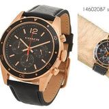 Coach Sullivan Chronograph Black Dial Black Leather Strap Watch for Men - 14602087 Authentic Buy Shop Now