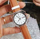 Fossil Candy White Dial Brown Leather Strap Watch for Women - ES3538 Authentic Buy Shop Now