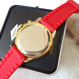 Fossil Bannon Multifunction Black Dial Red Silicone Strap Watch for Men - BQ2499 Authentic Buy Shop Now