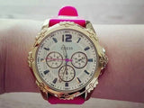 Guess Intrepid White Dial Two Tone Silicon Strap Watch For Women - W0325L3 Authentic Buy Shop Now