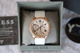 Guess Solar White Dial White Rubber Strap Watch For Women - W1135L1 Authentic Buy Shop Now