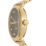 Coach Delancey Black Dial Gold Steel Strap Watch for Women - 14502813 Authentic Buy Shop Now