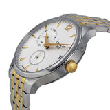 Tissot T Classic Tradition Chronograph White Dial Two Tone Steel Strap Watch For Men - T063.617.22.037.00 Authentic Buy Shop Now