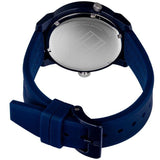 Tommy Hilfiger Denim Quartz Blue Dial Blue Rubber Strap Watch for Men - 1791325 Authentic Buy Shop Now