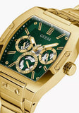 Guess Phoenix Multi Function Green Dial Gold Steel Strap Watch for Men - GW0456G3 Authentic Buy Shop Now