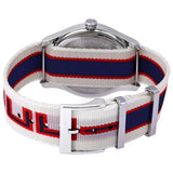 Gucci G Timeless Quartz White Dial Two Tone NATO Strap Watch For Men - YA1264071 Authentic Buy Shop Now