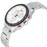 Tissot T Sport PRS 516 Chronograph White Dial Silver Steel Strap Watch For Men - T100.417.11.031.00 Authentic Buy Shop Now