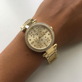 Michael Kors Parker Gold Dial Gold Steel Strap Watch for Women - MK6469 Authentic Buy Shop Now