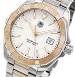 Tag Heuer Aquaracer Quartz White Dial Silver Strap Watch for Men - WAY1150.BD0911 Authentic Buy Shop Now
