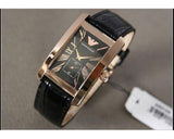 Emporio Armani Classic Black Dial Black Leather Strap Watch For Women - AR0169 Authentic Buy Shop Now