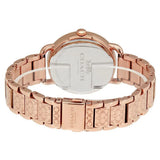 Coach Delancey White Dial Rose Gold Steel Strap Watch for Women - 14502497 Authentic Buy Shop Now