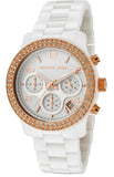 Michael Kors Ceramic White Dial White Steel Strap Watch for Women - MK5269 Authentic Buy Shop Now