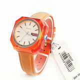 Fossil Candy White Dial Brown Leather Strap Watch for Women - ES3537 Authentic Buy Shop Now