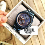 Michael Kors Briar Blue Dial Blue Steel Strap Watch For Women - MK6468 Authentic Buy Shop Now