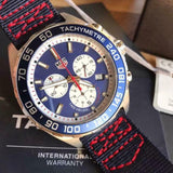 Tag Heuer Formula 1 Redbull Edition Chronograph Blue Dial Blue NATO Strap Watch for Men - CAZ1018.FC8213 Authentic Buy Shop Now