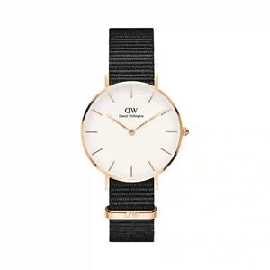Daniel Wellington Classic Petite Cornwall White Dial Green NATO Strap Watch For Women - DW00100253 Authentic Buy Shop Now