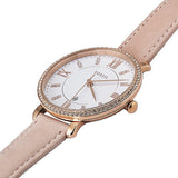 Fossil Jacqueline White Dial Pink Leather Strap Watch for Women - ES4303 Authentic Buy Shop Now