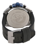 Diesel Mega Chief Chronograph Black Dial Black Nylon Strap Watch For Men - DZ4500 Authentic Buy Shop Now