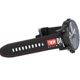 Diesel Mr. Daddy 2.0 Quartz Black Dial Black Nylon Strap Watch For Men - DZ7433 Authentic Buy Shop Now