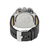 Diesel BAMF Chronograph Black Dial Black Leather Strap Watch For Men - DZ7345 Authentic Buy Shop Now