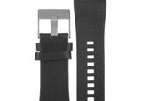 Diesel Uber Chief Two Hand Black Dial Black Leather Strap Watch For Men - DZ7377 Authentic Buy Shop Now