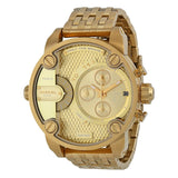 Diesel Big Daddy Analog Gold Dial Gold Stainless Steel Watch For Men - DZ7287 Authentic Buy Shop Now