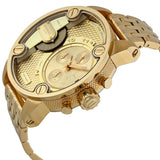 Diesel Mr Daddy 2.0 Chronograph Gold Dial Gold Steel Strap Watch For Men - DZ7399 Authentic Buy Shop Now