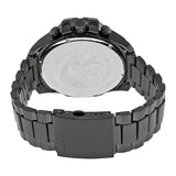 Diesel Mega Chief Chronograph Black Dial Black Steel Strap Watch For Men - DZ4318 Authentic Buy Shop Now