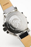 Diesel Mr. Daddy 2.0 Chronograph Black Dial Grey Nylon Strap Watch For Men - DZ7429 Authentic Buy Shop Now