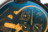 Diesel Mr. Daddy 2.0 Chronograph Black Dial Grey Nylon Strap Watch For Men - DZ7429 Authentic Buy Shop Now