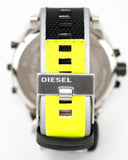 Diesel Mr. Daddy 2.0 Chronograph Black Dial Grey Nylon Strap Watch For Men - DZ7429 Authentic Buy Shop Now