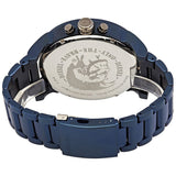 Diesel Daddy 2.0 Chronograph Grey Dial Blue Steel Strap Watch For Men - DZ7414 Authentic Buy Shop Now