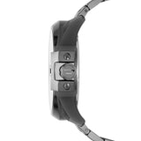 Diesel Uber Chief Black Dial Grey Stainless Steel Strap Watch For Men - DZ7372 Authentic Buy Shop Now