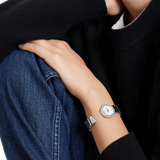 Dior Gem Dior Mother of Pearl Diamonds White Dial White Leather Strap Watch for Women - CD18111X1006 Authentic Buy Shop Now