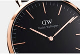 Daniel Wellington Classic Bayswater Black Dial Black NATO Strap Watch For Men - DW00100277 Authentic Buy Shop Now