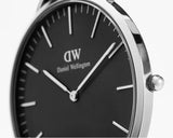 Daniel Wellington Classic Bayswater Black Dial Black NATO Strap Watch For Men - DW00100278 Authentic Buy Shop Now