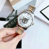 Gucci G Timeless Silver Dial Two Tone Steel Strap Watch For Women - YA1264074 Authentic Buy Shop Now