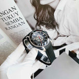 Gucci Dive Feline Black Dial Black Rubber Strap Watch For Men - YA136320 Authentic Buy Shop Now